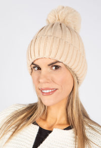 Faux Fur Bobble Hat