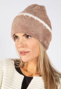 Contrast Stripe Soft Touch Hat