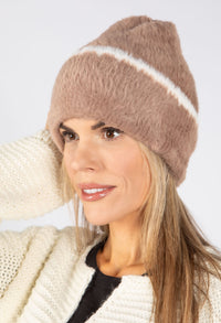 Contrast Stripe Soft Touch Hat