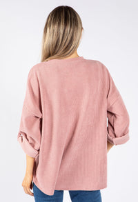 Cord Feel Diamante Pullover