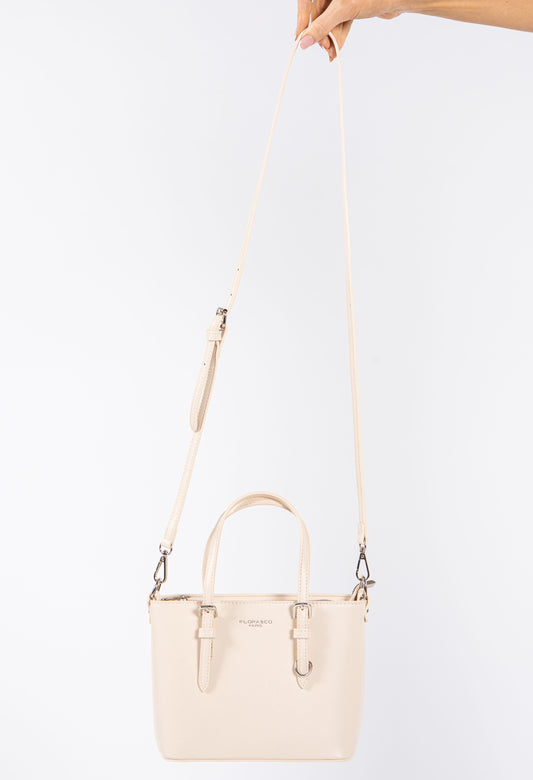 Structured Cross Body Bucket Bag