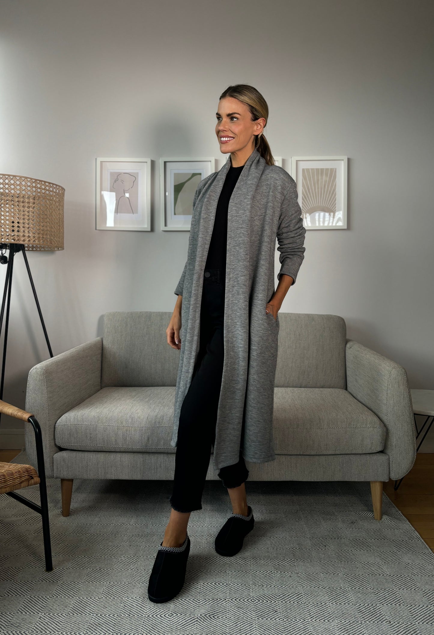 Longline Soft Touch Cardigan