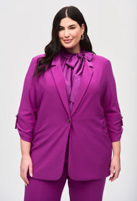 Business Notched Collar Blazer Style