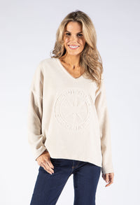 Soft Touch Embossed Pullover