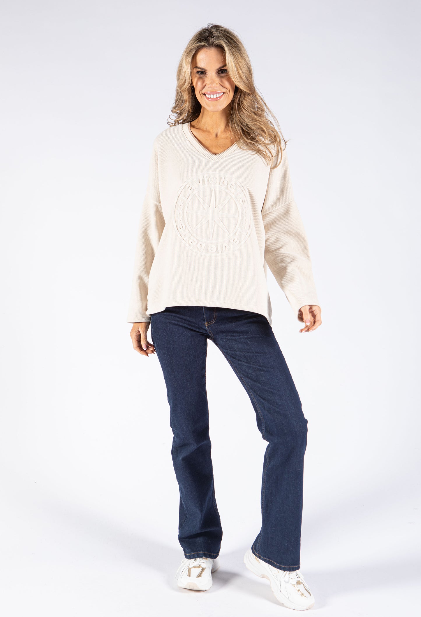 Soft Touch Embossed Pullover