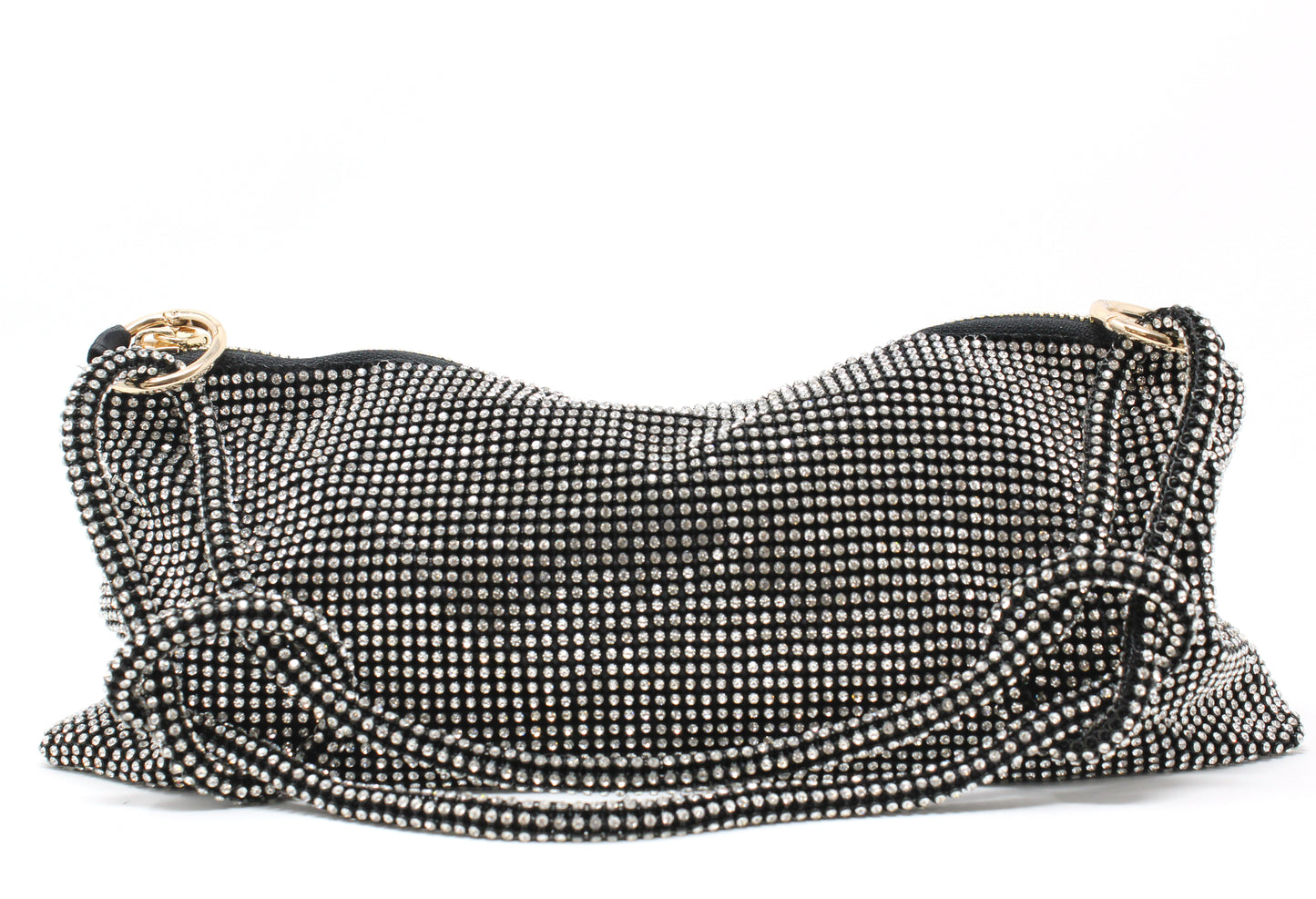 KNOT DIAMANTE SHOULDER BAG