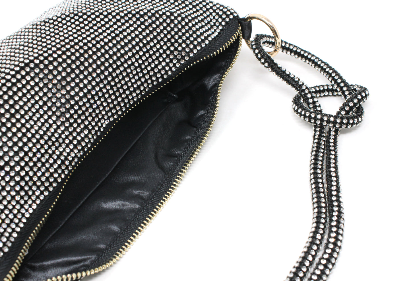 KNOT DIAMANTE SHOULDER BAG