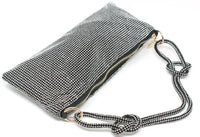 KNOT DIAMANTE SHOULDER BAG