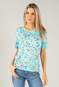 Confetti Print Top