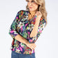 Floral Lily Print Top