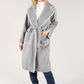 Saddle Stitch Belted Coat