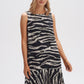 Wenola Safari Animal Print A-Line Dress