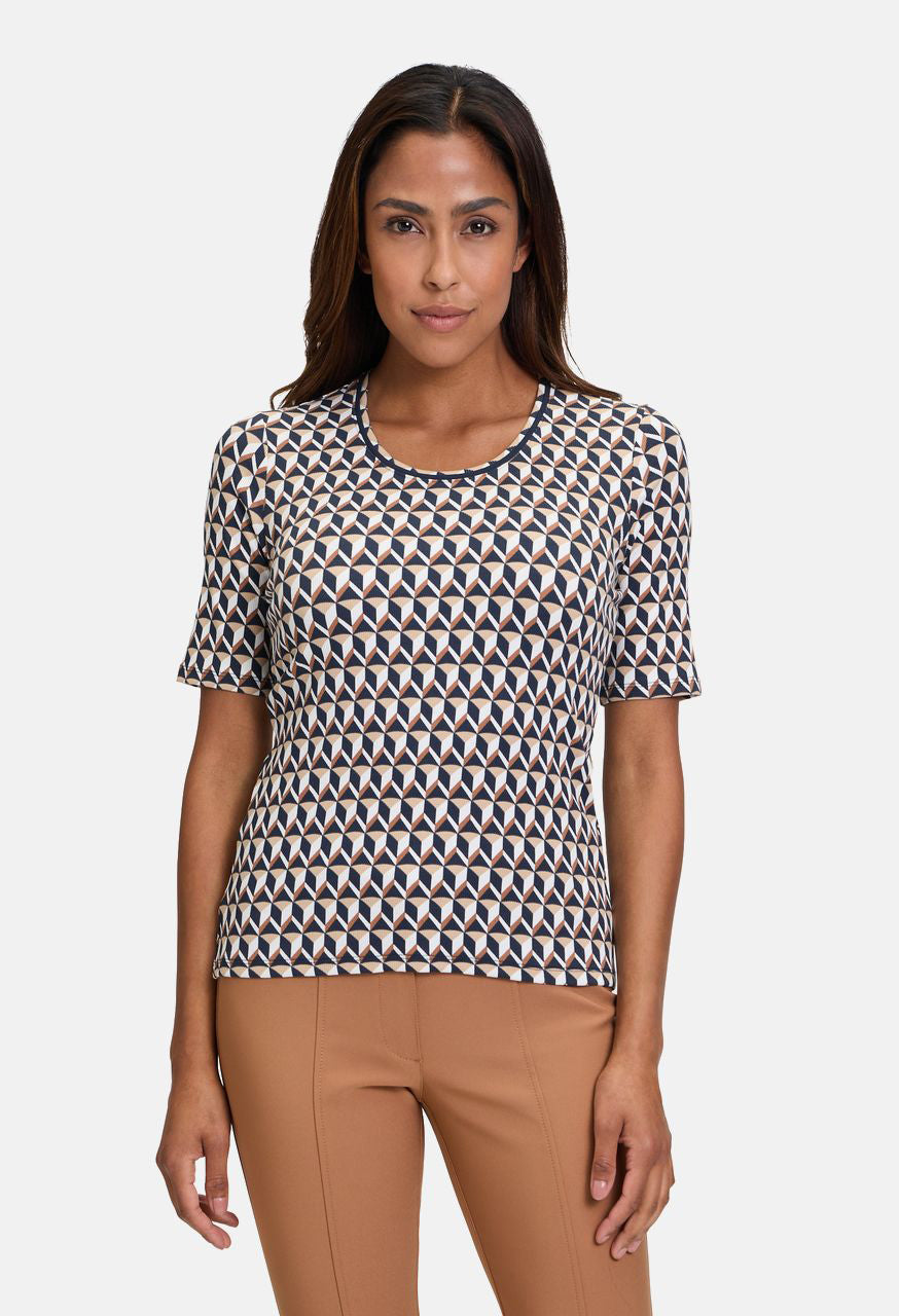 Ribbed Geo Top