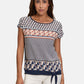 Print Top with Loop Knot