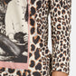 Graphic Leopard Print Top