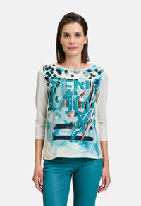 Abstract Print Top