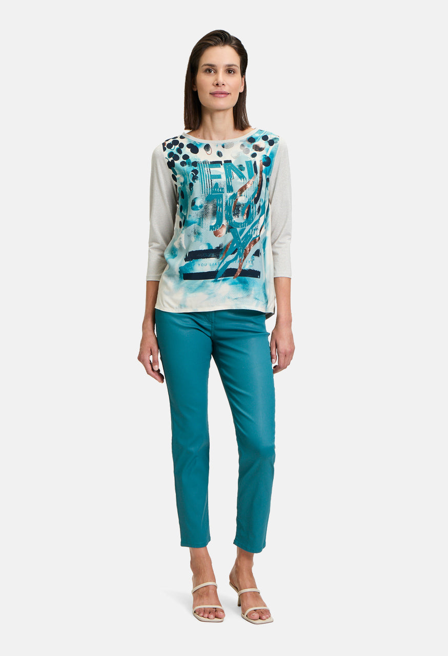 Abstract Print Top