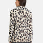 High Neckline Leopard Print Knit