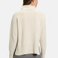 High Neckline Lurex Knit Pullover