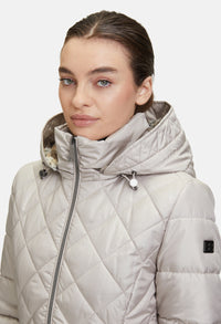 Outdoor Padded Jacket with Removable Hood