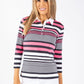 Variable Stripe Polo Shirt