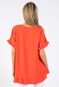 Frill Hem Top