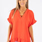 Frill Hem Top