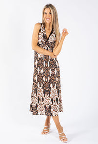 Anthemion Print Dress