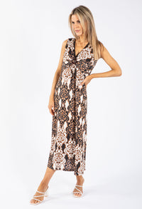 Anthemion Print Dress