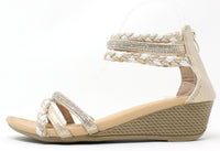 Triple Strap Wedge