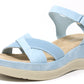 Shimmer Cross Strap Sandal