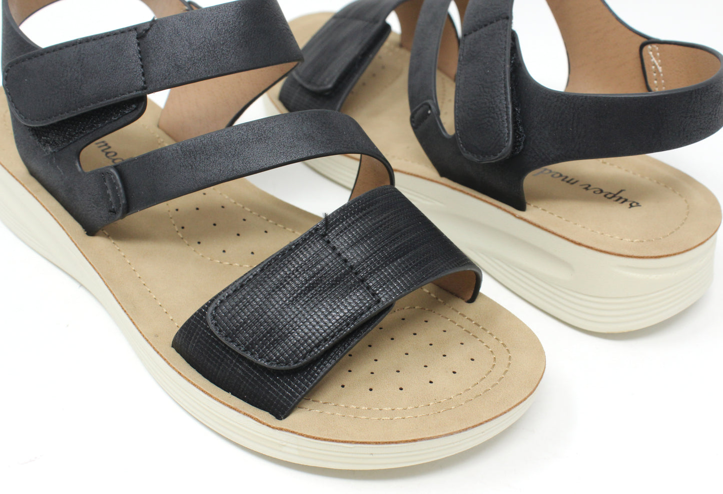 Velcro Multi Strap Sandal