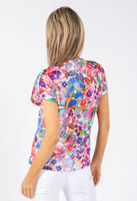 Poppy Print Top