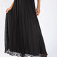 Pleated Maxi Skirt