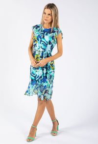 Aqua Bloom Dress