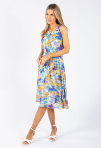 Floral Fleck Midi Dress