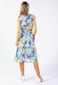 Floral Fleck Midi Dress