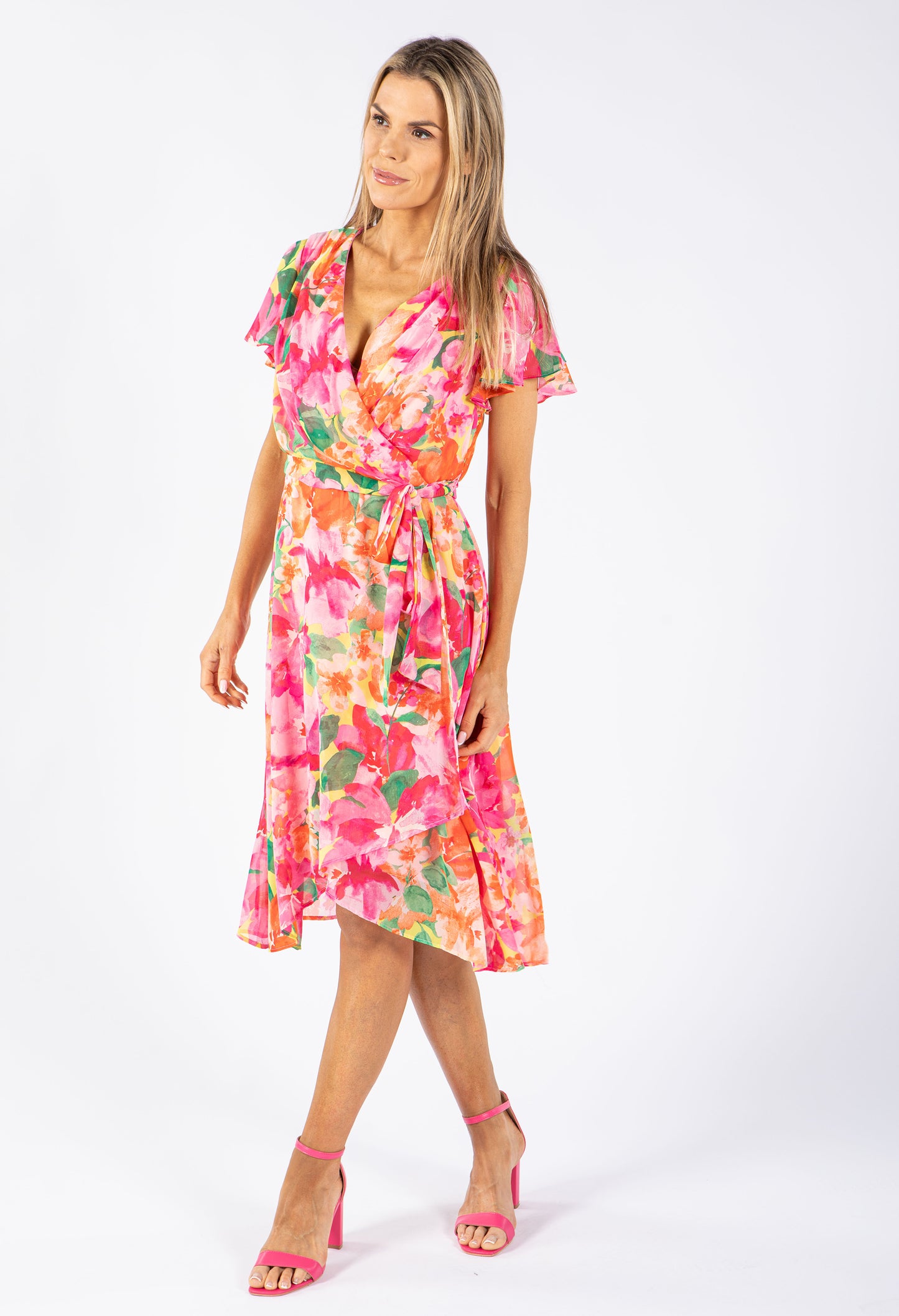 Floral Ruffle Dress