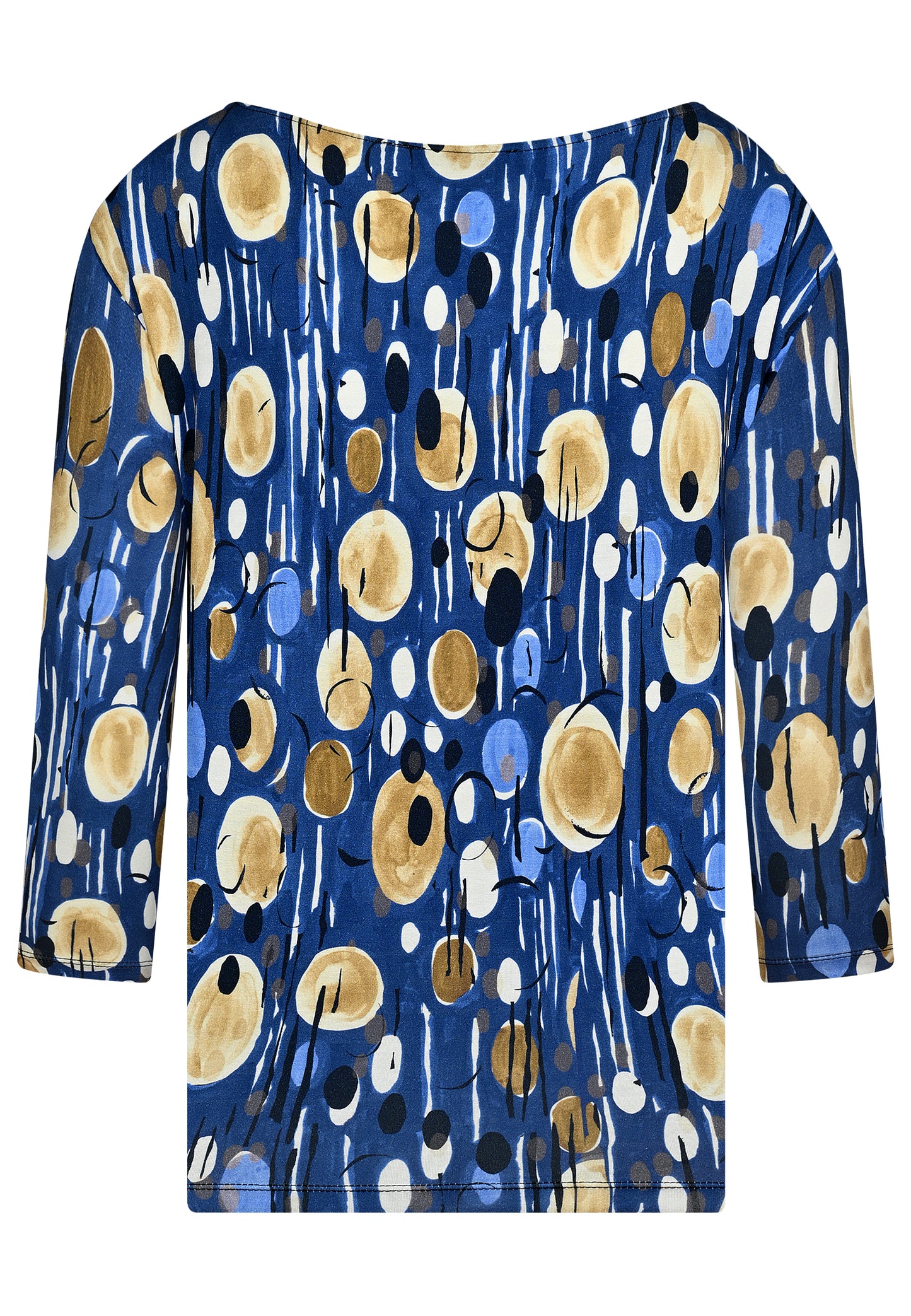 Peacock Print Top