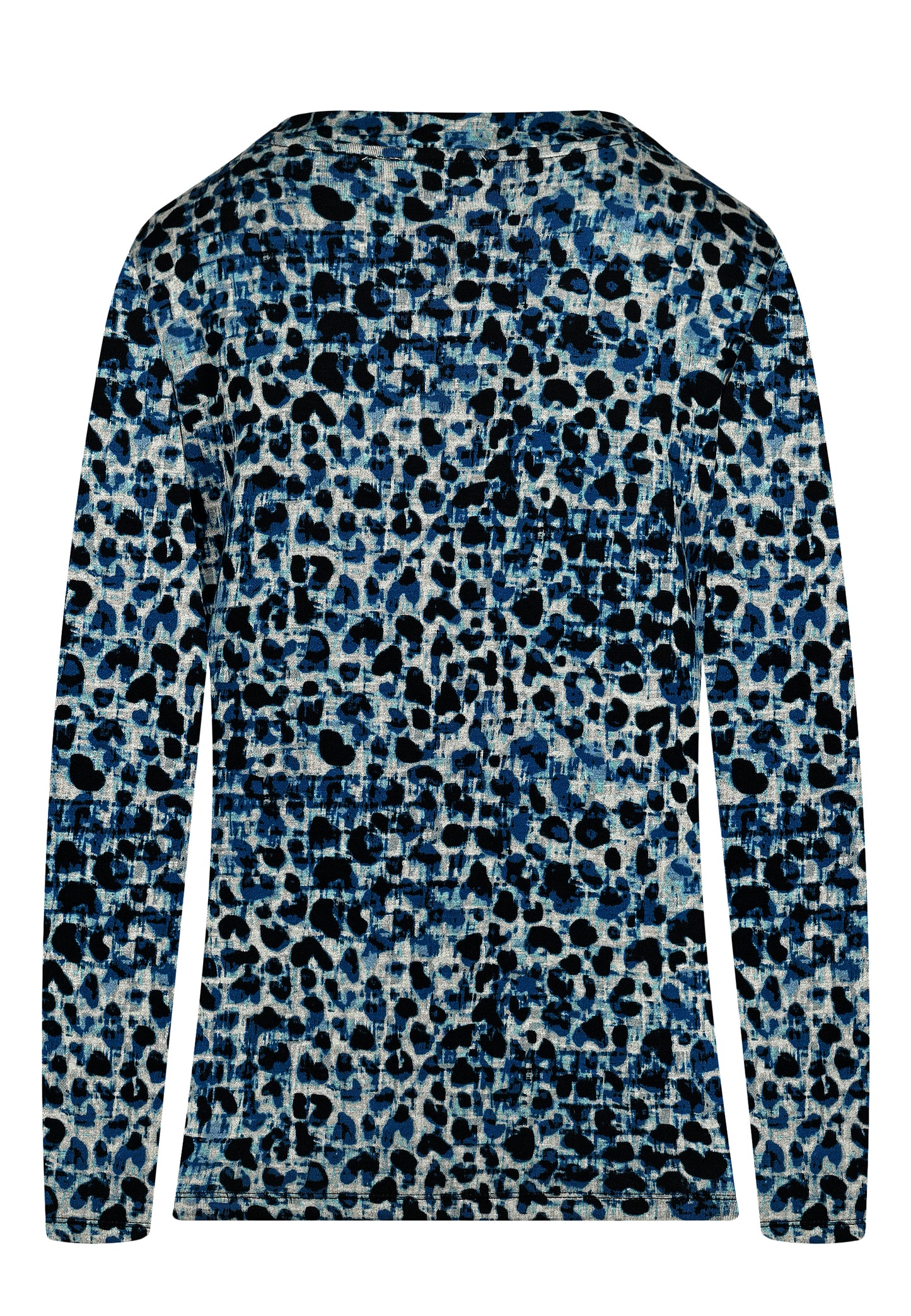 Faded Leo Print Top