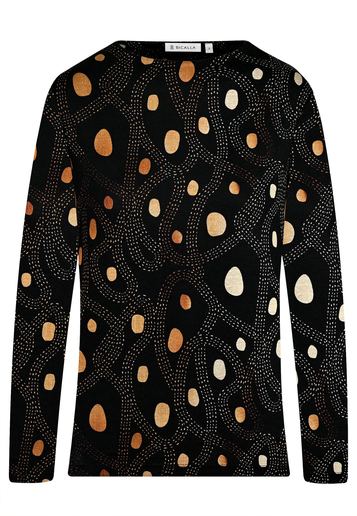 Abstract Polka Dot Top