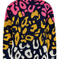 Abstract Leopard Print Pullover