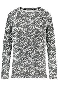 Soft Touch Swirl Print Top