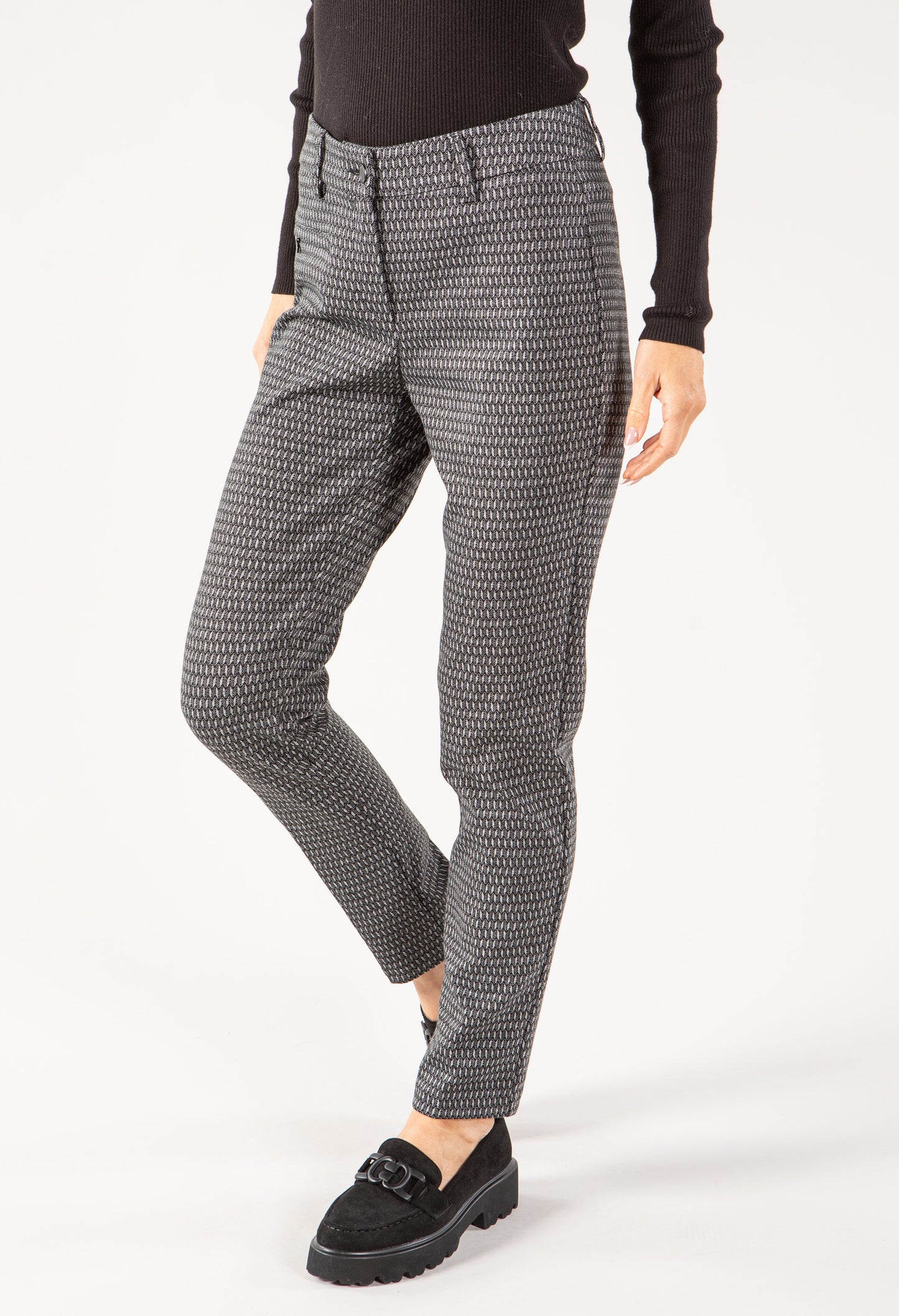 Patterned Work Trousers