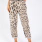 Leopard Print Belted Trousers