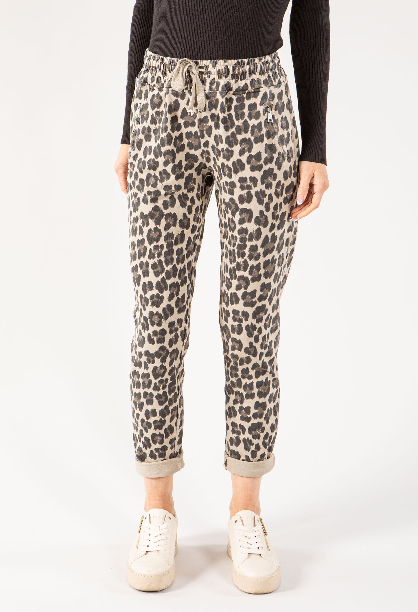 Leopard Print Joggers