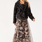 Button Close Short Faux Fur Coat