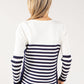 Striped Ribbed Knit Top