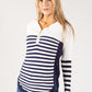 Striped Ribbed Knit Top