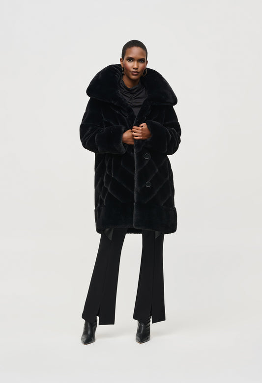 Reversible Faux Fur Coat